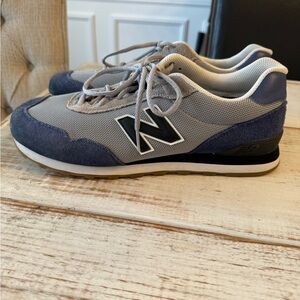 New Balance Men's 515 Navy and Gray Sneakers